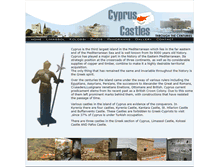 Tablet Screenshot of cypruscastles.com
